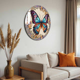 Nova Round Glass Wall Art - Tempered Glass Circle Wall Decor