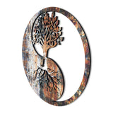 YinYang M1 - Tree of Life Wood Wall Art  - Modern Nature Home Decor