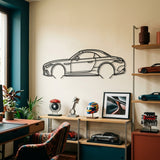 Mercedes-Maybach SL 680 Monogram Series 2024 Black Metal Car Wall Art