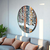 Tree Of Art M1 Vibrant Metal Wall Art – Laser Cut, UV Printed & Powder Coated Colorful Decor