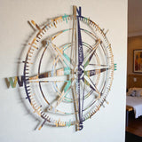 Honestey Compass Vibrant 3D Metal Wall Art – Laser Cut, UV Printed & Powder Coated Colorful Decor