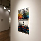 Calvora – 3D Carved Wood Wall Art - Textured Vertical Wall Decor - Tree Of Life