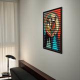 Forest Guardian – 3D Carved Wood Wall Art - Textured Vertical Wall Decor