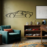 Ford GT40 Mk I 1966 Black Metal Car Wall Art
