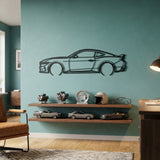 Ford Mustang Dark Horse 2024 Black Metal Car Wall Art