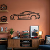 Aston Martin Vanquish 2024 Black Metal Car Wall Art