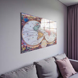 Region Panoramic Tempered Glass Wall Art - Horizontal Rectangular Wall Decor