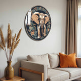 Lumin Round Glass Wall Art - Tempered Glass Circle Wall Decor