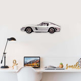 1962 Ferrari 250 GTO (2) Metal Car Wall Art, Color 2D Diecast Car Decor, Silhouette Metal Wall Art, Gift For Car Lovers, Detailed Color Metal Car