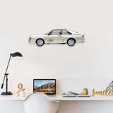 1980 Audi Quattro (2) Metal Car Wall Art, Color 2D Diecast Car Decor, Silhouette Metal Wall Art, Gift For Car Lovers, Detailed Color Metal Car