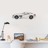 1999 Mercedes-Benz SLR McLaren (2) Metal Car Wall Art, Color 2D Diecast Car Decor, Silhouette Metal Wall Art, Gift For Car Lovers, Detailed Color Metal Car