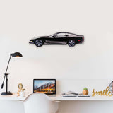 2001 Chevrolet Corvette C5 (1) Metal Car Wall Art, Color 2D Diecast Car Decor, Silhouette Metal Wall Art, Gift For Car Lovers, Detailed Color Metal Car
