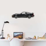 2003 Ford Mustang Cobra (1) Metal Car Wall Art, Color 2D Diecast Car Decor, Silhouette Metal Wall Art, Gift For Car Lovers, Detailed Color Metal Car