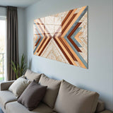 Enjoy Panoramic Tempered Glass Wall Art - Horizontal Rectangular Wall Decor