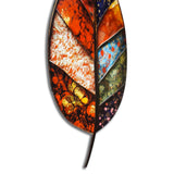 Art Leaf Vibrant 3D Metal Wall Art – Laser Cut, UV Printed & Powder Coated Colorful Decor