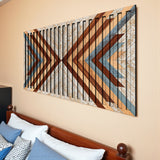 Enjoy – 3D Carved Wood Wall Art - Textured Horizontal Wall Decor