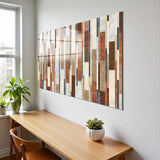 Woodlaza Panoramic Tempered Glass Wall Art - Horizontal Rectangular Wall Decor