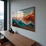 Elaris Panoramic Tempered Glass Wall Art - Horizontal Rectangular Wall Decor