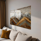 Zerano Panoramic Tempered Glass Wall Art - Horizontal Rectangular Wall Decor