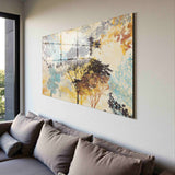 Simple Touch Panoramic Tempered Glass Wall Art - Horizontal Rectangular Wall Decor