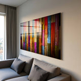 Woodnetic Panoramic Tempered Glass Wall Art - Horizontal Rectangular Wall Decor