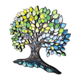 Green Oasis - Tree of Life Wood Wall Art  - Modern Nature Home Decor