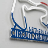 Circuit Zandvoort Formula One Metal Race Map – Netherlands Flag Wall Art