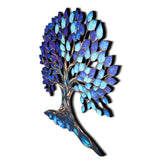 Midnight Blue - Tree of Life Wood Wall Art  - Modern Nature Home Decor