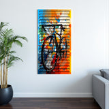 Motion Blur – 3D Carved Wood Wall Art - Textured Vertical Wall Decor