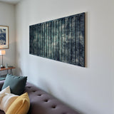 Myth – 3D Carved Wood Wall Art - Textured Horizontal Wall Decor