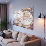 Region Panoramic Tempered Glass Wall Art - Horizontal Rectangular Wall Decor