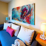 Far Away – 3D Carved Wood Wall Art - Textured Horizontal Wall Decor