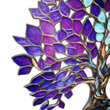 Tree Of Life Midnight Blue Vibrant Metal Wall Art – Laser Cut, UV Printed & Powder Coated Colorful Decor