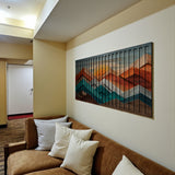 Elaris – 3D Carved Wood Wall Art - Textured Horizontal Wall Decor