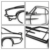 Chevrolet Camaro Z28 1969 Black Metal Car Wall Art