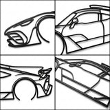 Mercedes-AMG ONE 2022 Black Metal Car Wall Art