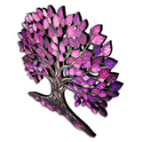 Pink Lal - Tree of Life Wood Wall Art  - Modern Nature Home Decor