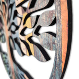 Tree Of Art M1 - Tree of Life Wood Wall Art  - Modern Nature Home Decor