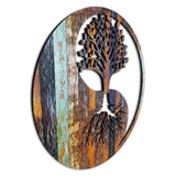 YinYang M3 - Tree of Life Wood Wall Art  - Modern Nature Home Decor