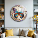 Nova Round Glass Wall Art - Tempered Glass Circle Wall Decor