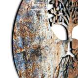 YinYang M1 - Tree of Life Wood Wall Art  - Modern Nature Home Decor