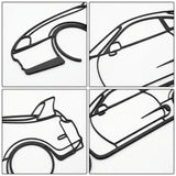 Toyota Supra MK4 (A80) 1993 Black Metal Car Wall Art