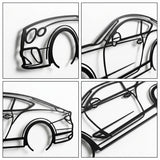 Bentley Continental GT Speed 2025 Black Metal Car Wall Art