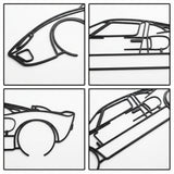 Ford GT40 Mk I 1966 Black Metal Car Wall Art