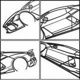 Lamborghini Revuelto 2026 Black Metal Car Wall Art