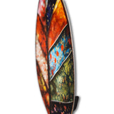 Art Leaf Vibrant 3D Metal Wall Art – Laser Cut, UV Printed & Powder Coated Colorful Decor