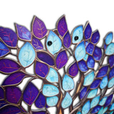 Tree Of Life Midnight Blue Vibrant Metal Wall Art – Laser Cut, UV Printed & Powder Coated Colorful Decor