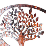 Yinyang M1 Tree Of Life Vibrant Metal Wall Art – Laser Cut, UV Printed & Powder Coated Colorful Decor