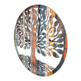 Tree Of Art M1 Vibrant Metal Wall Art – Laser Cut, UV Printed & Powder Coated Colorful Decor