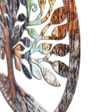 Tree Of Art M2 Vibrant Metal Wall Art – Laser Cut, UV Printed & Powder Coated Colorful Decor